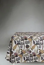 Baumwolltischdecke - Lise (braun)
