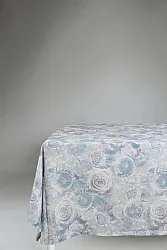Baumwolltischdecke - Soft (blau)