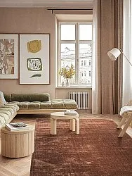 Recycled PET with viscose look (braun)