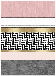 Wilton-Teppich - Esme (rosa/bunt)