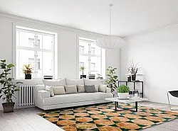 Wilton-Teppich - Calvi (beige/grün)