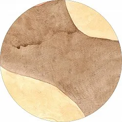 Rund Teppich - Nisa (braun/beige)