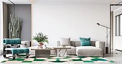 Wilton-Teppich - Chia (grün/beige)