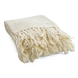 Decken - Veya cotton throw (creme)