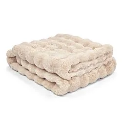 Decken - Aranga Bubble Throw (beige)
