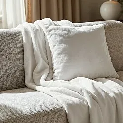Decken - Aranga Super Soft Throw (weiß)
