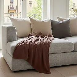 Decken - Vanja Throw (dunkelbraun)