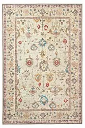 Flachgewebter Teppich - Adira (grau/rosa)