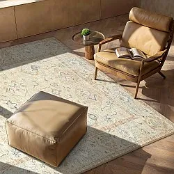Flachgewebter Teppich - Amena (beige)