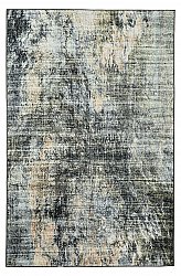Flachgewebter Teppich - Bechar (schwarz/mehrfarbig)