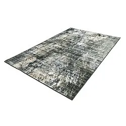 Flachgewebter Teppich - Bechar (schwarz/mehrfarbig)