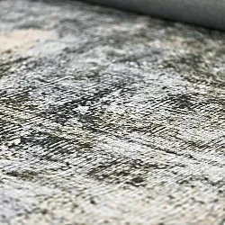 Flachgewebter Teppich - Bechar (schwarz/mehrfarbig)