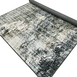 Flachgewebter Teppich - Bechar (schwarz/mehrfarbig)