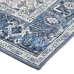 Flachgewebter Teppich - Birjand (blau)