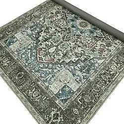 Flachgewebter Teppich - Birjand (grün)
