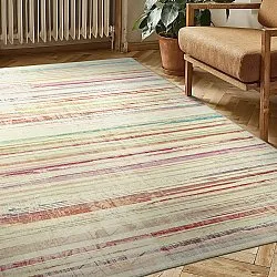 Flachgewebter Teppich - Delara (beige/mehrfarbig)