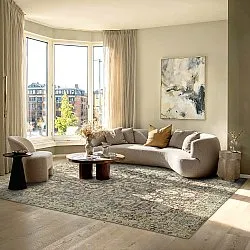 Flachgewebter Teppich - Delvar (beige)