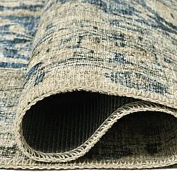 Flachgewebter Teppich - Delvar (blau)