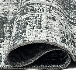 Flachgewebter Teppich - Elira (schwarz)