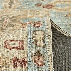 Flachgewebter Teppich - Layla (hellblau)