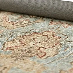 Flachgewebter Teppich - Layla (hellblau)