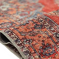 Flachgewebter Teppich - Madevan (rot)