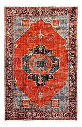 Flachgewebter Teppich - Mandalay (rot)