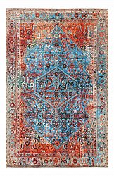 Flachgewebter Teppich - Mardin (rot/blau)