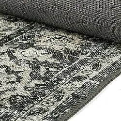 Flachgewebter Teppich - Meralis (schwarz)