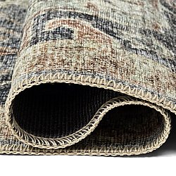 Flachgewebter Teppich - Noura (dunkelblau)