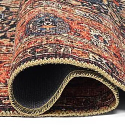 Flachgewebter Teppich - Selamira (blau/mehrfarbig)