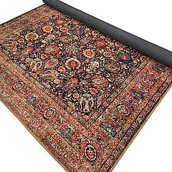 Flachgewebter Teppich - Selamira (blau/mehrfarbig)