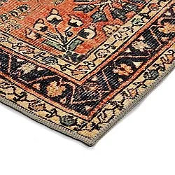 Flachgewebter Teppich - Yasirah (orange)