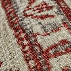 Flachgewebter Teppich - Zuleina (rot)