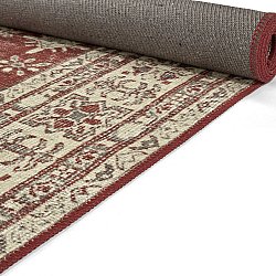 Flachgewebter Teppich - Zuleina (rot)