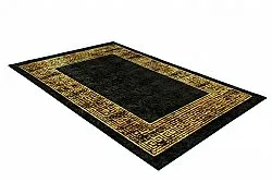 Wilton-Teppich - Tilos (schwarz/gold)