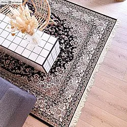 Wilton-Teppich - Gårda Oriental Collection Kerman (schwarz)