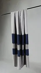 Vorhang - Austin (grau/blau)