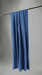 Vorhänge - Samtvorhang Juliet (blau)