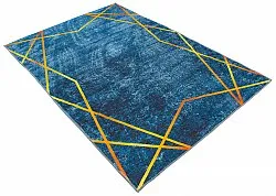 Wilton-Teppich - Zaros (blau/gold)