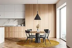 Rund Teppich - Malveira (gold)