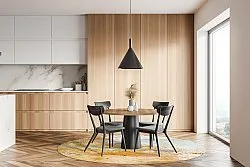 Rund Teppich - Amadora (gold)