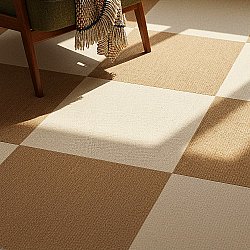 Teppichboden - Almeria Teppichfliesen 24 Stk. (beige)