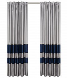 Vorhang - Austin (grau/blau)