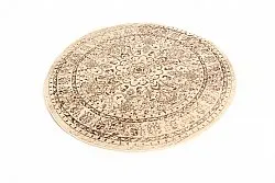 Rund Teppich - Peking Noble (weiß)