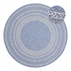 Rund Teppich - Indoor/Outdoor Angus (blau)
