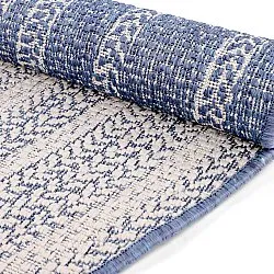 Rund Teppich - Indoor/Outdoor Angus (blau)
