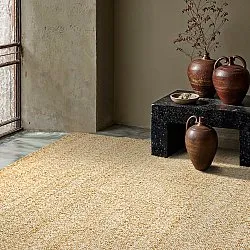 Teppich für innen und außen - Milford Wool Look (gelb)
