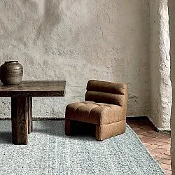 Teppich für innen und außen - Milford Wool Look (hellblau)