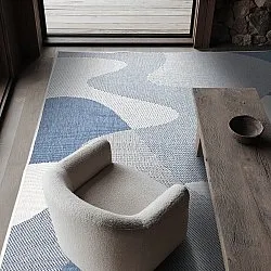 Teppich für innen und außen - utomhusmatta - Somerville (blau)